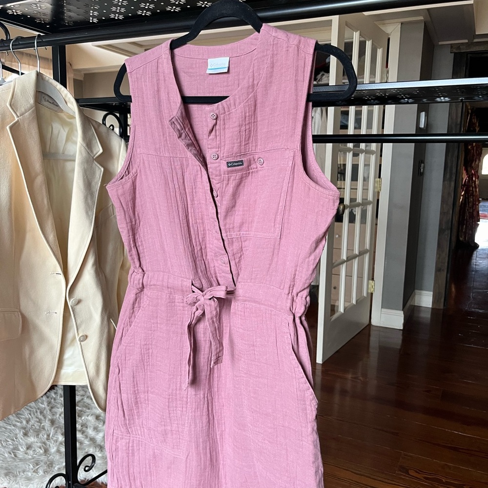 Columbia Mauve Sleeveless Midi Dress